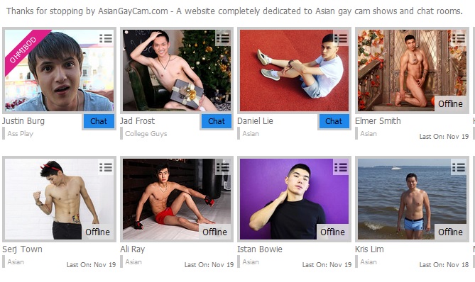 Asian Gay Webcam